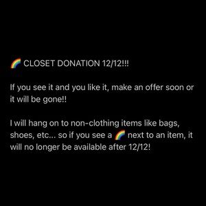 🌈 CLOSET CLEARING!!